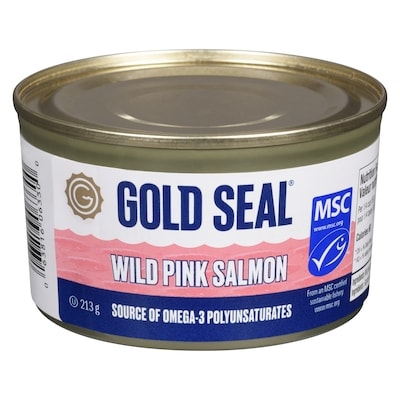 GoldSeal Wild Pacific Pink Salmon    213 g, $1.30/100g