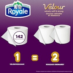 Papier Toilette Doux 2 Plis – 30 Rouleaux (pack De 5x6), équivalent 185 Rouleaux
