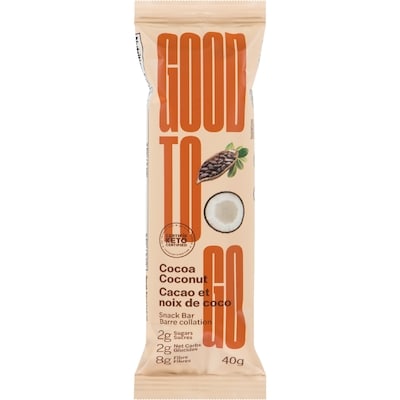 Good to Go Cocoa et noix de coco Barres Moelleuses 9x40.0 g, 6,11 $/100g