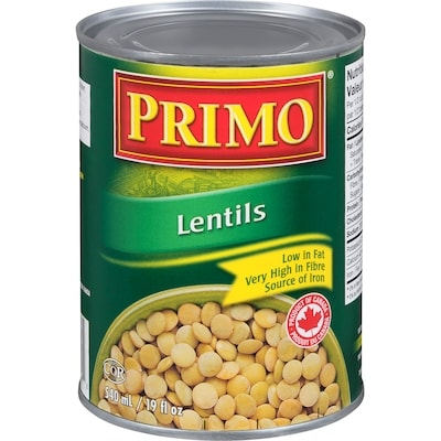 Primo Lentils 540 ml, $0.29/100ml