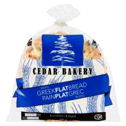 Cedar White Greek Pita 425 g, $0.42/100g