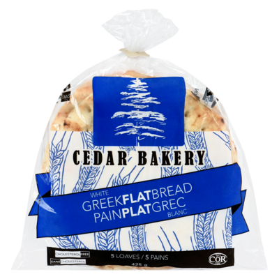 Cedar White Greek Pita 425 g, $0.42/100g