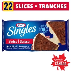 Kraft Swiss Process Cheese Product Slices 410 g, $1.22/100g