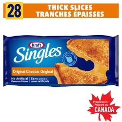 Kraft Singles Original Thick Slices 825 g, $1.51/100g