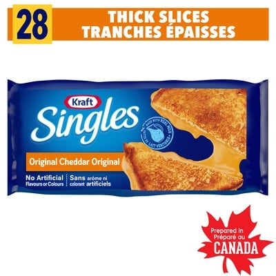 Kraft Tranches de fromage épaisses Original 825 g, 1,51 $/100g