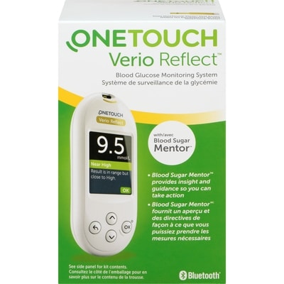 OneTouch Blood Glucose Monitoring System With Blood Sugar Mentor 1 ea, $34.99/1ea