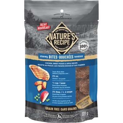 Nature’s Recipe Bouchées tendres au poulet et aux patates douces pour chien 227 g, 4,63 $/100g