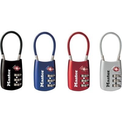 Masterlock Cadenas pour bagages à combinaison Master Lock, approuvée par la TSA, 1 3/16 po (30 mm) 1 ea, 17,00 $/1ch