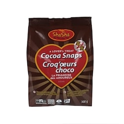 Sha Sha Cocoa Snaps Cookies 300x300.0 g, $2.50/100g