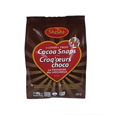 Sha Sha Croq'œurs choco biscuits 300x300.0 g, 2,50 $/100g