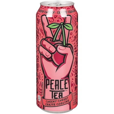 Peace Tea Thé Glacé Cerise Coquine Cannette 695 ml, 0,29 $/100ml
