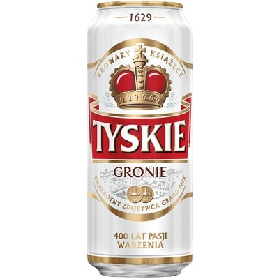 Tyskie Tyskie Gronie Beer (ID required at pick-up) 500 ml, $0.63/100ml