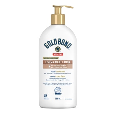 Gold Bond Medicated Eczema Relief Body Lotion, 2% Colloidal Oatmeal 396 ml, $4.09/100ml