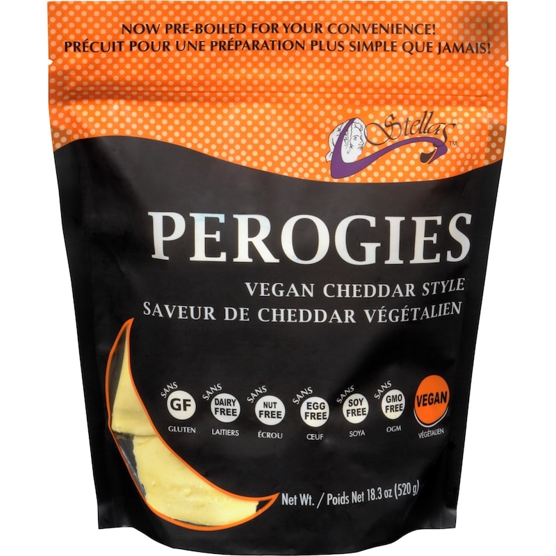 Perogies Vegan Cheddar Style