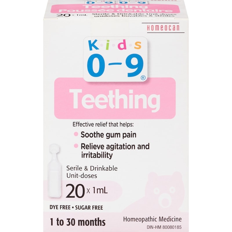 Teething Homeopathic Medicine Sterile & Drinkable Unit-Doses 1 to 30 Months