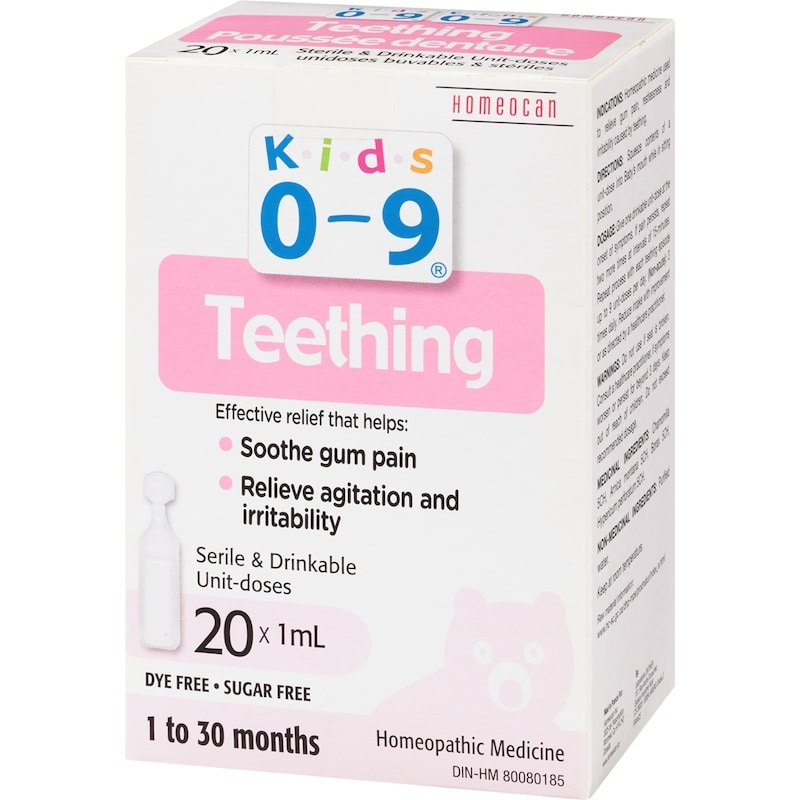 Teething Homeopathic Medicine Sterile & Drinkable Unit-Doses 1 to 30 Months