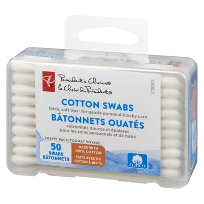 Travel Cotton Swabs 50Ct