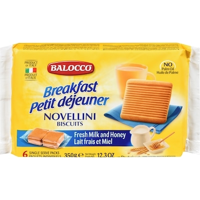 Balocco Novellini Cookies 350 g, $1.37/100g