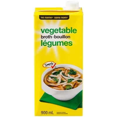 No Name Vegetable Broth 900 ml, $0.22/100ml