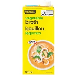 No Name Vegetable Broth 900 ml, $0.15/100ml