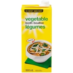 Sans Nom Bouillon de légumes 900 ml, 0,22 $/100ml