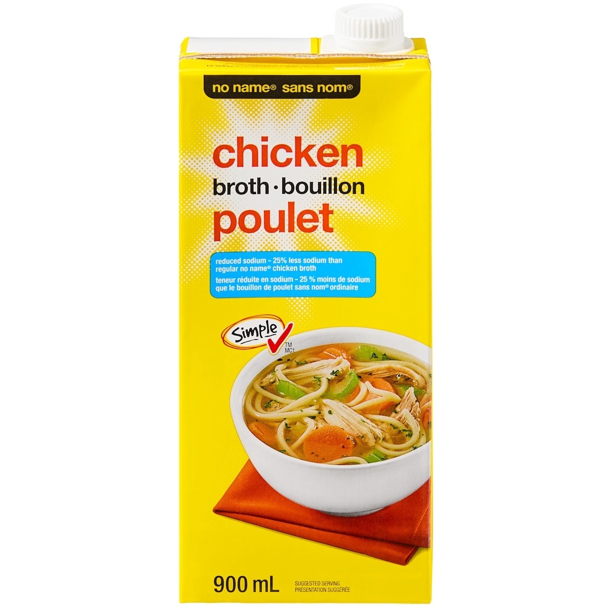 No Name Reduced Sodium Chicken Broth