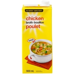 No Name Chicken Broth 900 ml, $0.22/100ml