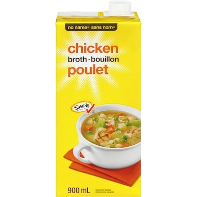 Sans Nom Bouillon de poulet 900 ml, 0,17 $/100ml