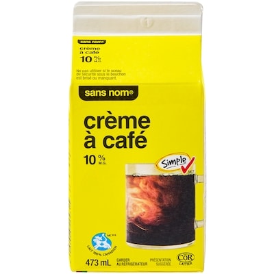 Crème à café 10 % M.G.