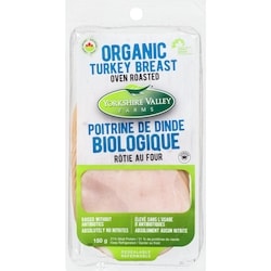 Yorkshire Valley Farms Organic Sliced Turkey Breast 150 g, $6.66/100g