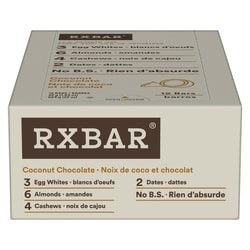 RXBar Protein Bar, Coconut Chocolate  12x52.0 g, $5.13/100g