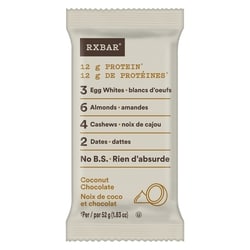RXBar 12 G. Protein Bar Coconut Chocolate 52 g, $5.29/100g