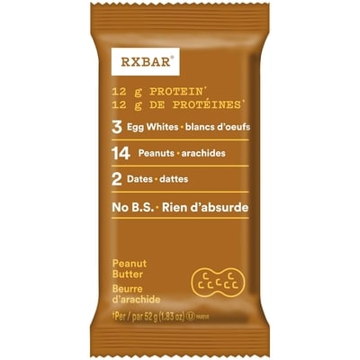 RXBar Protein Bar, Peanut Butter 12x52.0 g, $4.33/100g