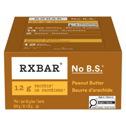 RXBar Protein Bar, Peanut Butter  12x52.0 g, $4.65/100g
