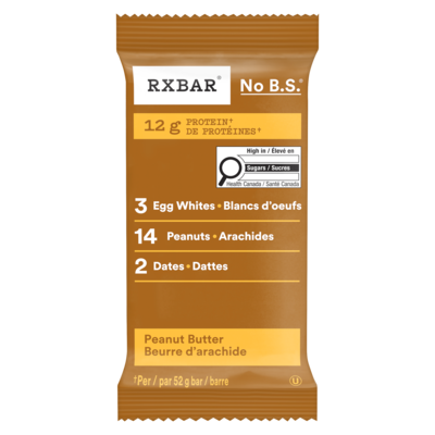 RXBar 12 G. Protein Bar Peanut Butter  52 g, $5.75/100g