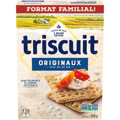 Christie Craquelins Triscuit Originaux, format familial 354 g, 1,83 $/100g