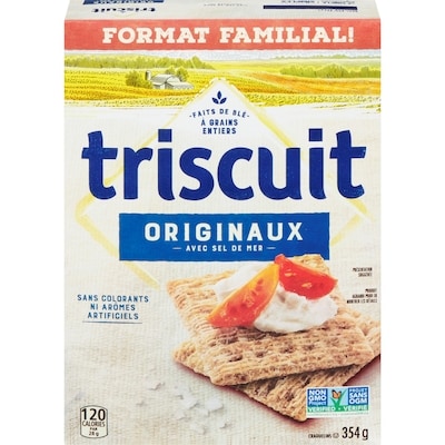 Christie Craquelins Triscuit Originaux, format familial 354 g, 1,69 $/100g
