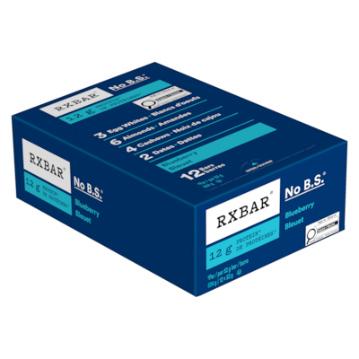 Barres protéinées RXBAR, bleuets, 12&nbsp;g