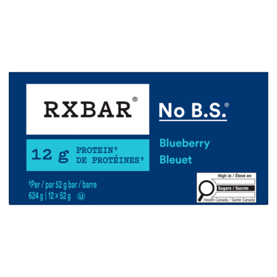 Barres protéinées RXBAR, bleuets, 12&nbsp;g