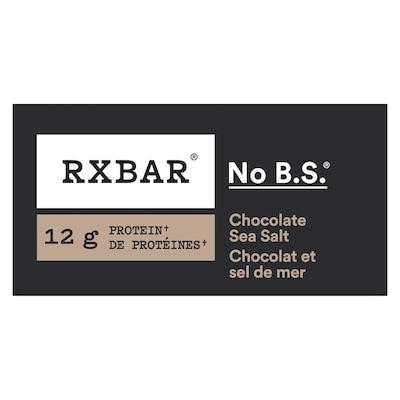 Barres protéinées RXBAR, chocolat et sel de mer, 12 g
