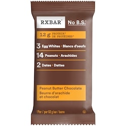 RXBar Barres protéinées RXBAR, beurre d’arachide et chocolat, 12 g 12x52.0 g, 5,13 $/100g
