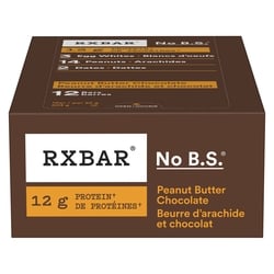 RXBar Barres protéinées RXBAR, beurre d’arachide et chocolat, 12 g 12x52.0 g, 4,65 $/100g