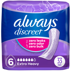 Pads, Extra Heavy Absorbency, Regular Length,33 Count