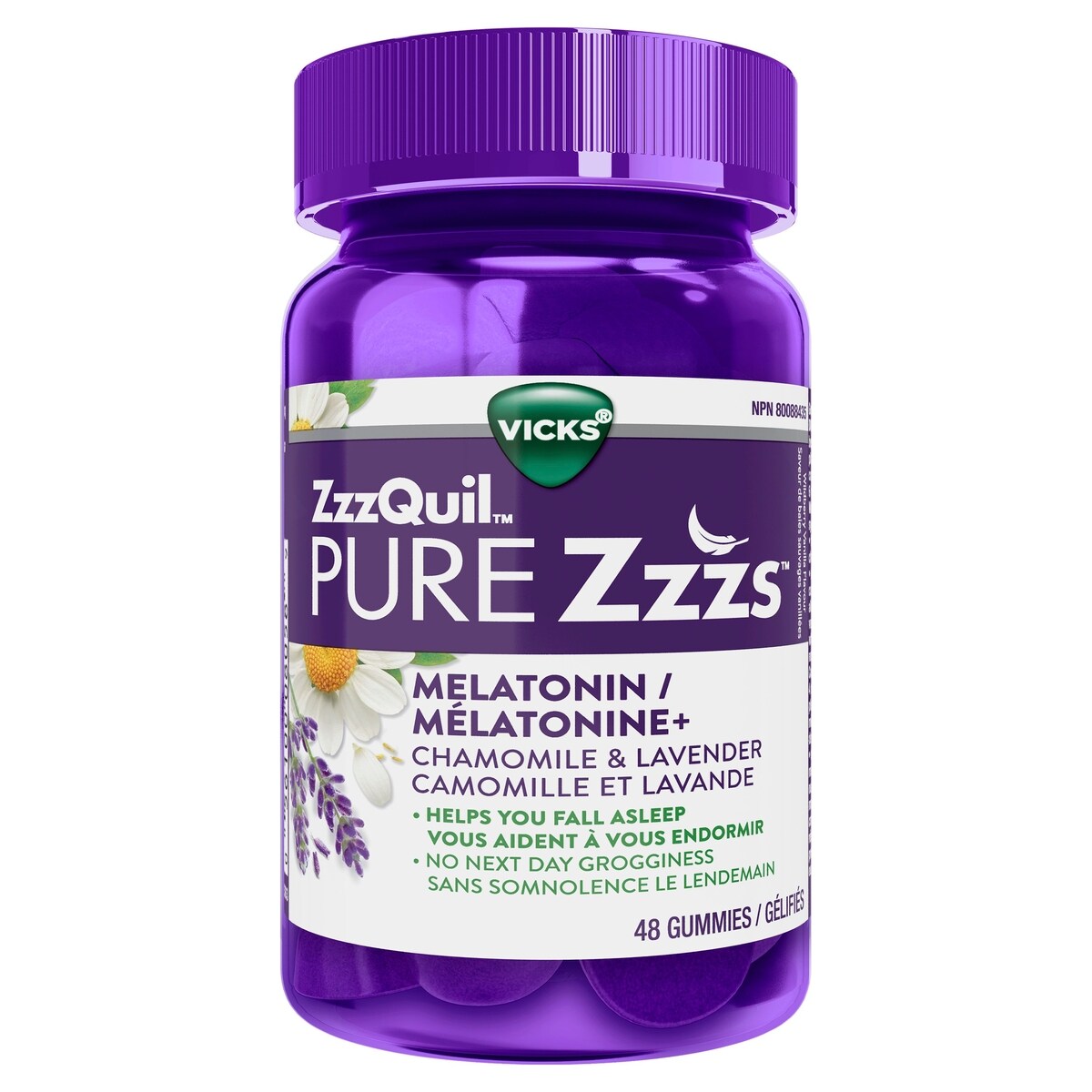 Vicks Gélatines PureZzz ZzzQuil, 48 gélules/bouteille 48 ea, 0,50 $/1ch
