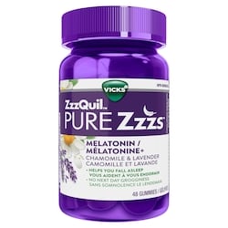 Vicks Gélatines PureZzz ZzzQuil, 48 gélules/bouteille 48 ea, 0,52 $/1ch