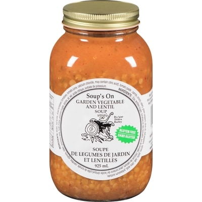 Soup’s On Soup Soupe à l’orge avec légumes du jardin et lentilles 925 ml, 1,19 $/100ml