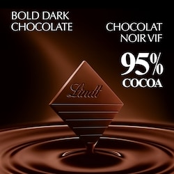 Lindt EXCELLENCE 95% Cacao Dark Chocolate Bar - 80 g | Dominion