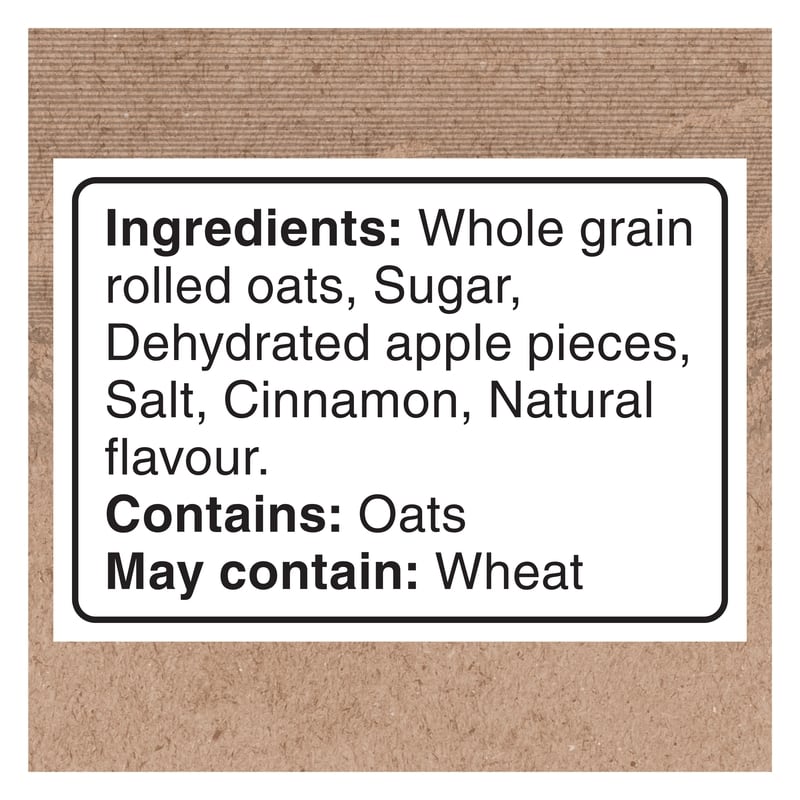 Quaker Instant Oatmeal, Apples & Cinnamon, 8 packets - 264 g | Real ...