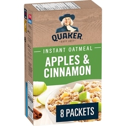 Quaker Gruau instantané Pommes et cannelle, 8 sachets 264 g, 1,97 $/100g