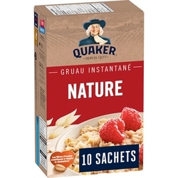 Quaker Gruau instantané Nature 280 g, 1,85 $/100g